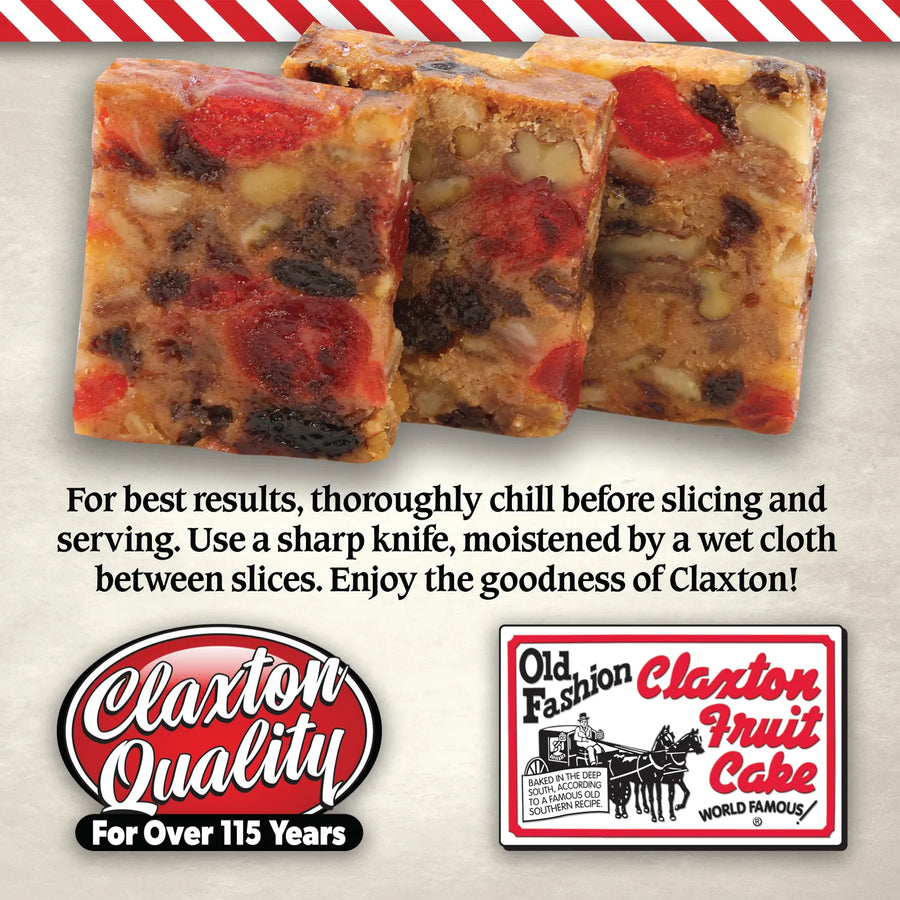 Claxton Fruit Cake sliced serving ideas